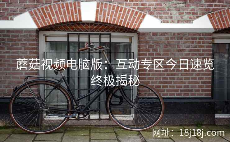 蘑菇视频电脑版:互动专区今日速览终极揭秘