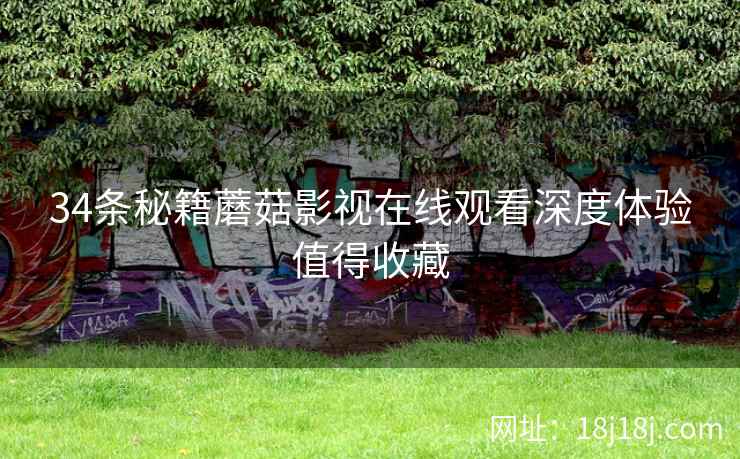 34条秘籍蘑菇影视在线观看深度体验值得收藏