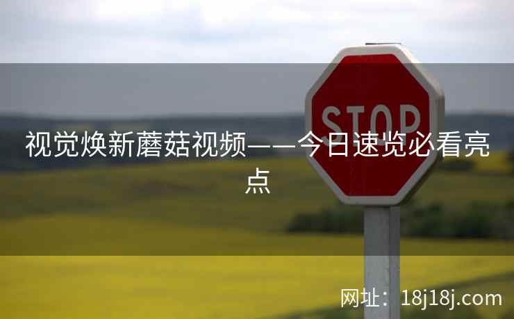 视觉焕新蘑菇视频——今日速览必看亮点