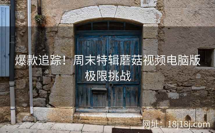 爆款追踪！周末特辑蘑菇视频电脑版极限挑战